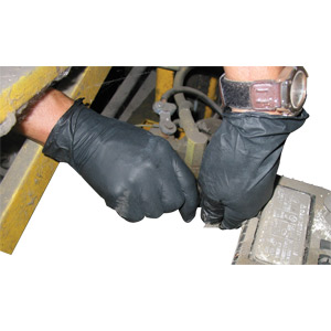 Impact Products 8642XL Disposable Nitrile PF Black Gloves, XL, 1000/Cs.