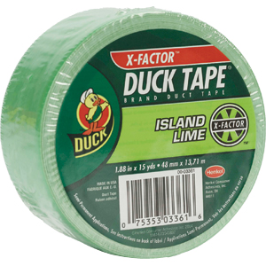 Duck Brand 868089 Duct Tape 1.88&#34; x 15 yd, Island Lime
