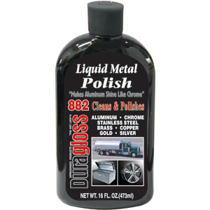 Duragloss 882 Liquid Metal Polish, 16oz,6/Cs
