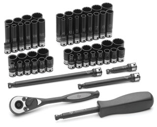 Grey Pneumatic 89253CRD 1/4&quot; Dr. 53pc SAE and Metric Set