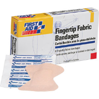 First Aid Only A187 Fabric Fingertip Bandage, Large, 8/Box