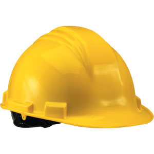 North Safety A79020000 Peak Series Hard Hat, Yellow