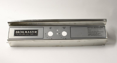 Broilmaster B101381 Control Panel and Label Assembly, Stainless Steel (NWO)