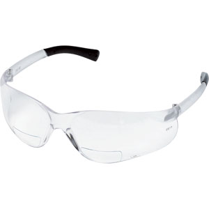 MCR Safety BKH25 Bearkat&reg; Magnifier Glasses,Clear,+2.5