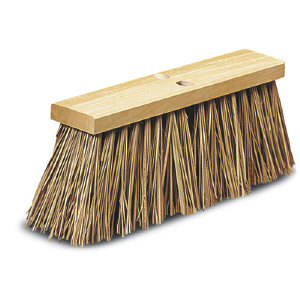 Pro Line Brush 7316 Brown Plastic Street Sweep Broom, 16&quot;
