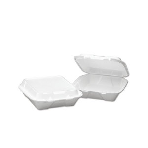 Boardwalk 107 Snap-it&#174; Medium Foam Carryout Containers, 1 Compartment