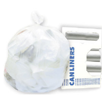 Boardwalk 385817 High-Density 17 Micron Clear Can Liners, 200/Cs.