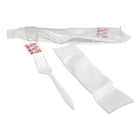 Boardwalk 3KITMW Wrapped Cutlery Kits, 1000/Case