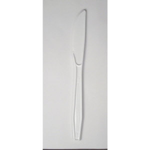 Boardwalk YPH-KW Heavyweight Polystyrene White Knives, 1000/Cs.