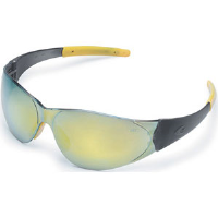 MCR Safety CK22Y CK2® Eyewear,Smoke Yellow,Banana Yellow Mirror