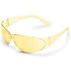 MCR Safety CL114 Checklite&reg; Safety Glasses,Amber