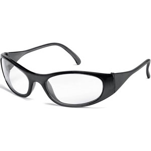 MCR Safety F2110 Frostbite 2&reg; Safety Glasses,Black,Clear