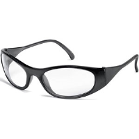 MCR Safety F2110 Frostbite 2® Safety Glasses,Black,Clear