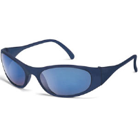 MCR Safety F2128 Frostbite 2® Safety Glasses,Blue,Blue Mirror
