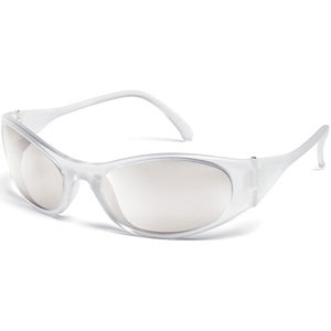 MCR Safety F2149 Frostbite 2&reg; Safety Glasses,White,I/O Clear Mirror
