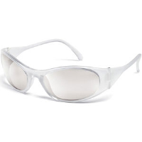 MCR Safety F2149 Frostbite 2® Safety Glasses,White,I/O Clear Mirror