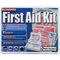 First Aid Only FAO-110 21-Piece Travel Kit, Plastic Case