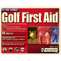 First Aid Only FAO-182 18 Pc. Golf First Aid Kit, Plastic Case
