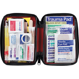First Aid Only FAO-532 104-Piece Auto First Aid Kit, Softpack Case