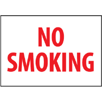 National Marker FMORB No Smoking Sign, 10x14", Plastic