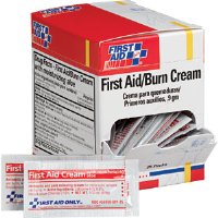 First Aid Only G343 First Aid/Burn Cream, .9 gm, 25/Box
