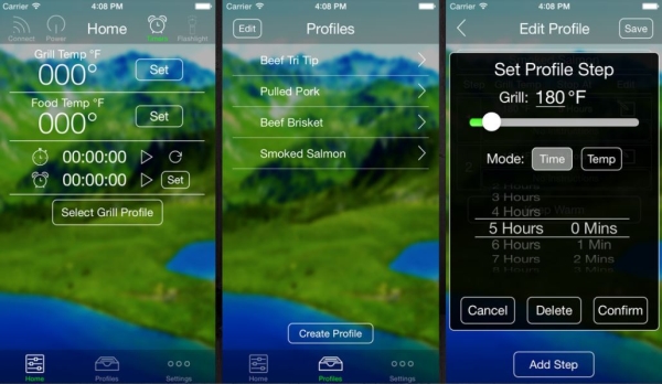 Control Your GMG Pellet Grill from any smartphone or tablet.  Create custom grilling instructions for your grill to follow, all from the comfort of your home.