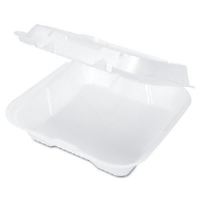Genpak SN203V Vented Snap-It® Hinged Containers, 3 Part, Large