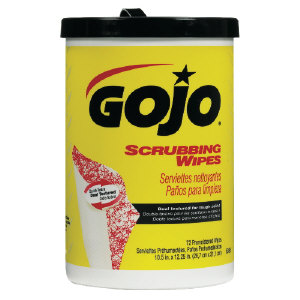 Gojo 6396-06 Scrubbing Wipes, 6/72