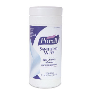 Gojo 9011-12 Purell® Sanitizing Wipes, 7X8, 12/35