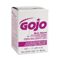 Gojo 9152-12 Gojo Spa Bath Body & Hair Shampoo, 12/800 ML