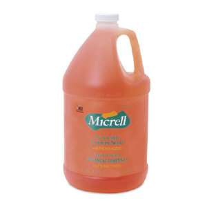 Gojo 9755 Micrell&#174; Antibacterial Lotion Soap Refill, 4/1 GL