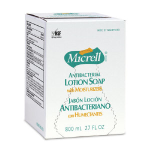 Gojo 9756-06 Micrell&#174; Antibacterial Lotion Soap, 6/800 ML