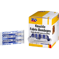 First Aid Only H125 Knuckle Bandage, Fabric, 100/Bx.