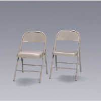 Hon Company FC01LBG All Steel Folding Chair, Beige