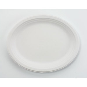 Huhtamaki VESPER Chinet&#174; Classic White&#8482; Premium Paper Oval Platters