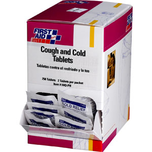 First Aid Only I443-PH Cold &amp; Cough Tablets (No PSE)
