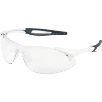 MCR Safety IA130AF Inertia™ Safety Glasses,White,Clear, Anti-Fog