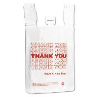 Inteplast Group THW2VAL Plastic Thank You Bags, 500/Case