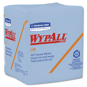Kimberly Clark 05776 Wypall&#174; L40 Blue Wipers, 12/56