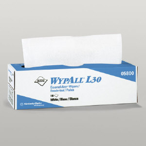 Kimberly Clark 05800 Wypall&#174; L30 Wipers, 8/100