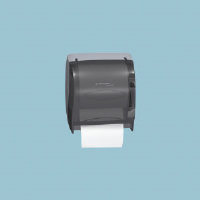 Kimberly Clark 09767 Windows Lev-R-Matic Hard Roll Towel Dispenser, Smoke