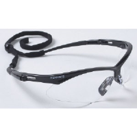 Kimberly Clark 3000354 Nemesis Eye Protection, Clear Lens, Black Frame
