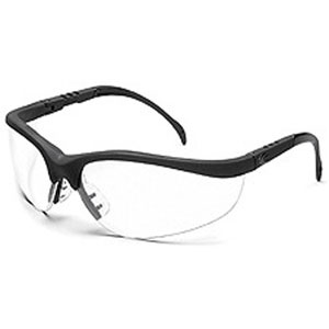 MCR Safety KD110AF Klondike&reg; Safety Glasses,Black,Clear, Anti-Fog
