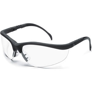 MCR Safety KD110 Klondike&reg; Safety Glasses,Black,Clear