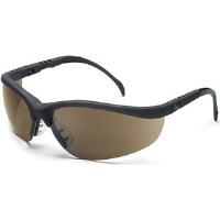 MCR Safety KD11B Klondike® Safety Glasses,Black,Brown