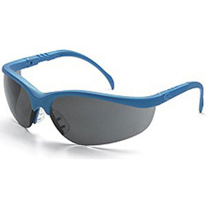 MCR Safety KD122 Klondike&reg; Safety Glasses,Blue,Gray