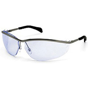 MCR Safety KD213 Klondike&reg; Safety Glasses,Metal,Light Blue