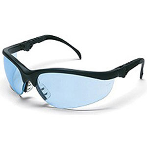 MCR Safety KD313 Klondike&reg; Plus Safety Glasses,Black,Light Blue