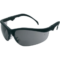 MCR Safety KD3H10G Klondike® Magnifier Eyewear,Black,Gray,+1.0 Diopter
