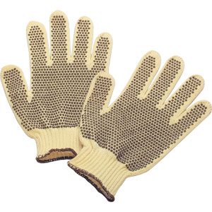 Sperian KVAD18 Dotted Kevlar&reg; Gloves,Medium Weight 